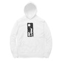 Moon Ladder Hoodie (White, Sketch front only) - White