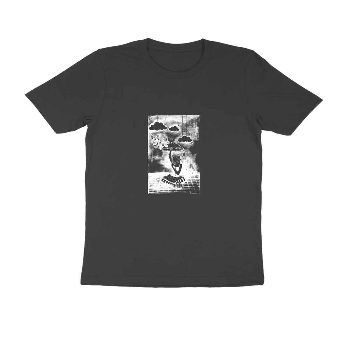 Cloud Dreamer Tee (Black): "You don't mend a broken heart. - Black