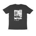 Window & Cart Tee (Black, Sketch front only) - Black