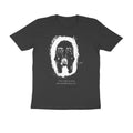 Hidden Face Tee (Black, Sketch + quote front (Ak logo)) - Black