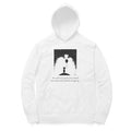 Balloon Girl Hoodie (White, Sketch + quote front (Ak logo)) - White