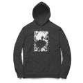 Girl in Bloom Hoodie (Black, Sketch front only) - Black