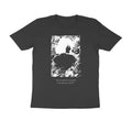Girl in Bloom Tee (Black, Sketch + quote front (Ak logo)) - Black