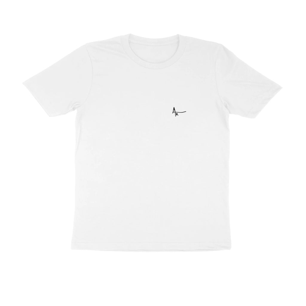 Bare Trees Tee (White, Ak chest logo front / sketch + quote back (Ak logo)) - White