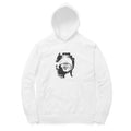 Blindfold Hoodie (White): I touch you in my dreams, - White