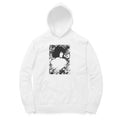 Girl in Bloom Hoodie (White): You can either love me whole - White