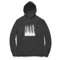 Forest Hoodie (Black): The tragedy of love is in its ending, - Black