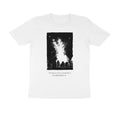 Starfield Tee – Sketch + poem front – White (front)