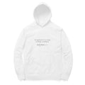 Forest Hoodie – Poem front only – White (front)