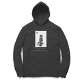 Night Figure Hoodie (Black, Sketch + quote front (Ak logo)) - Black