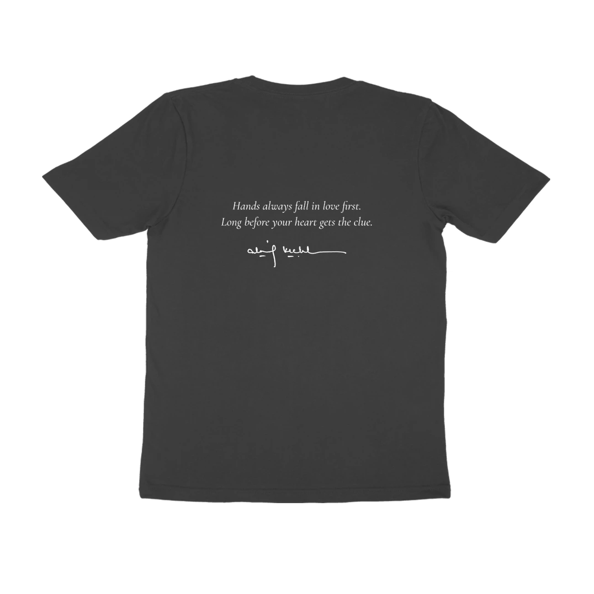 Basket of Light Tee (Black): Hands always fall in love first.