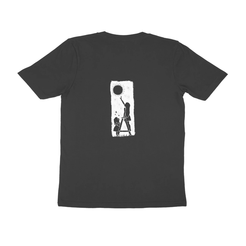 Moon Ladder Tee (Black, Quote front / sketch back)