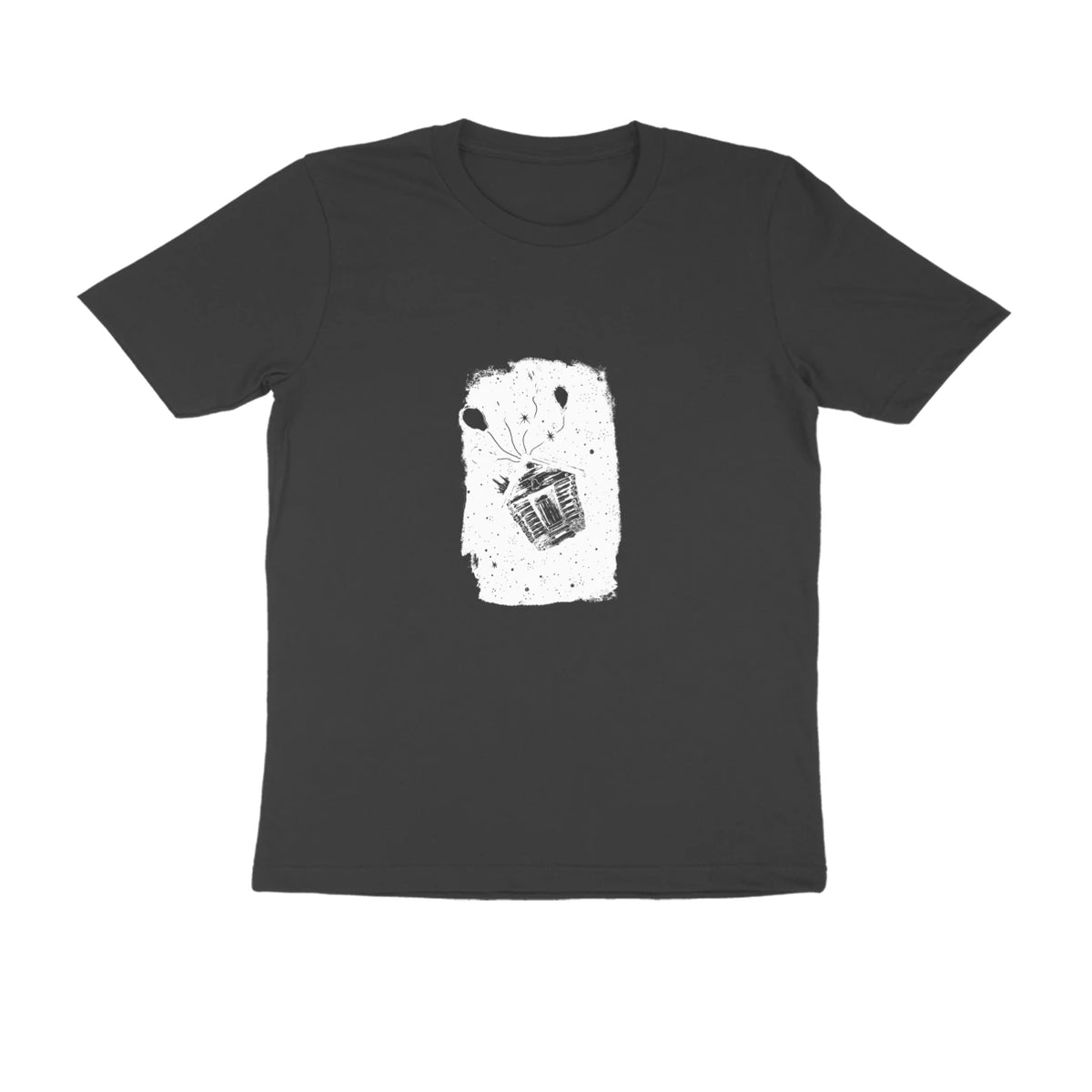 Basket of Light Tee (Black): Hands always fall in love first. - Black