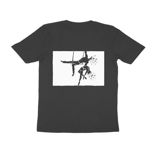 Aerialists Tee (Black, Quote front / sketch back)