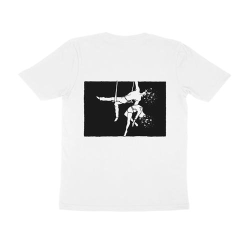 Aerialists Tee (White, Quote front / sketch back)