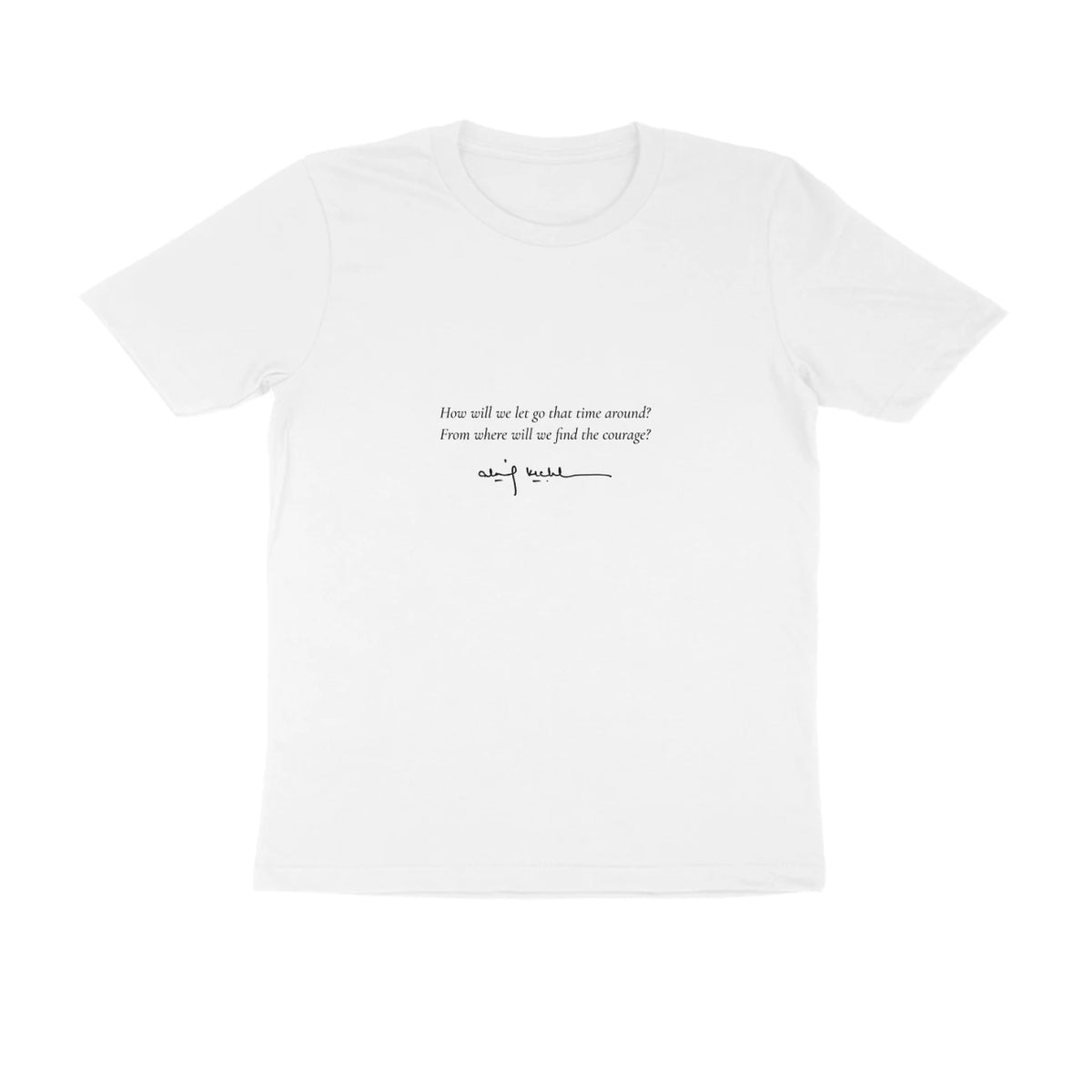 Balloon Girl Tee (White, Quote front only) - White