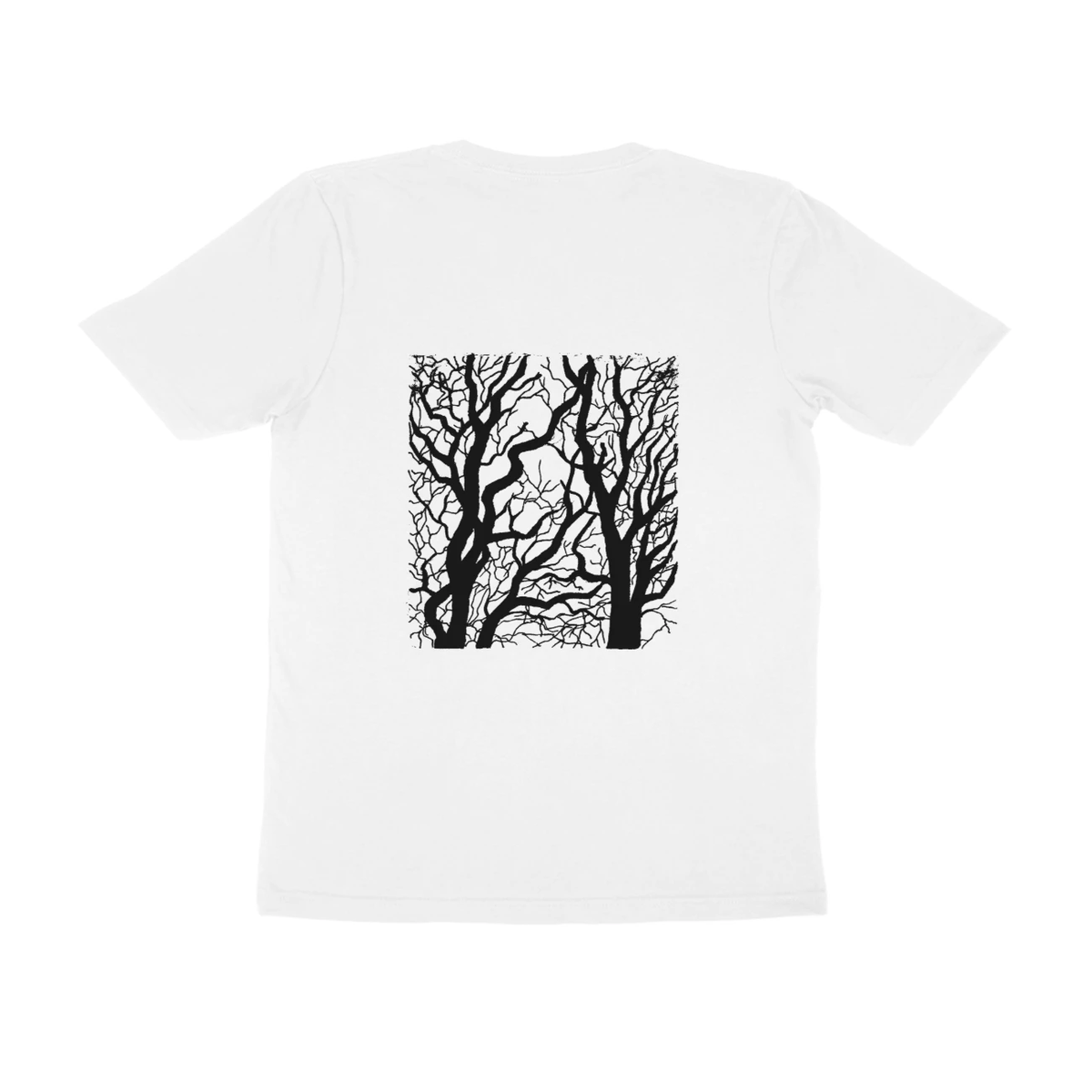 Bare Trees Tee (White, Quote front / sketch back)