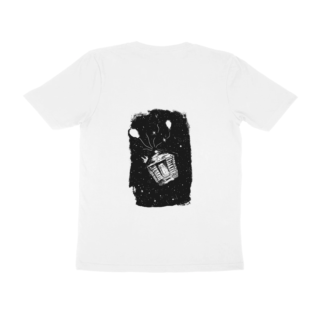 Basket of Light Tee (White, Quote front / sketch back)