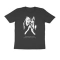 Held Hands Tee (Black, Sketch + quote front (Ak logo)) - Black