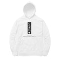 Falling Stars Hoodie (White, Sketch + quote front (Ak logo)) - White
