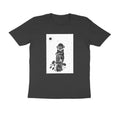 Night Figure Tee (Black, Sketch front only) - Black