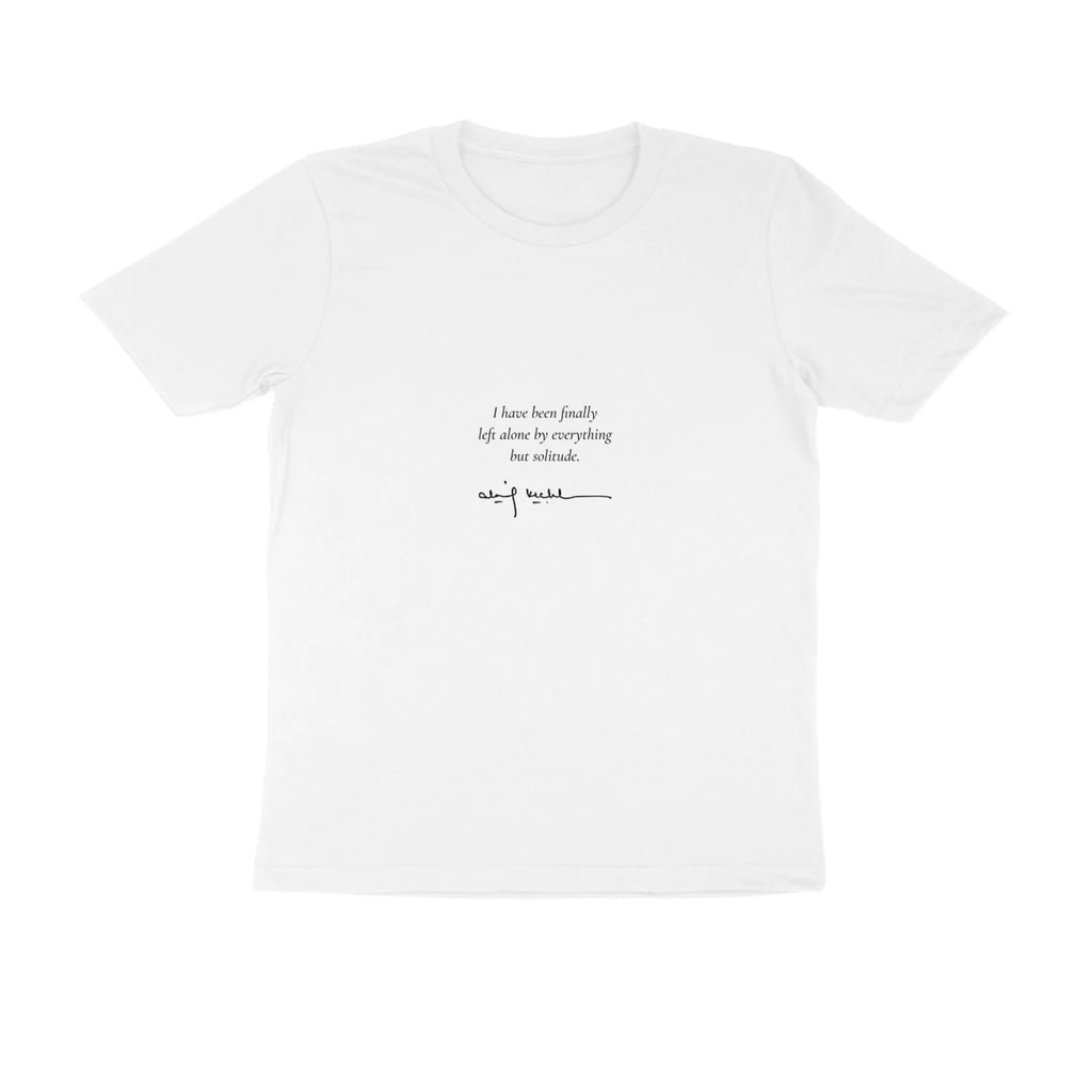 Haunted House Tee (White, Quote front / sketch back) - White