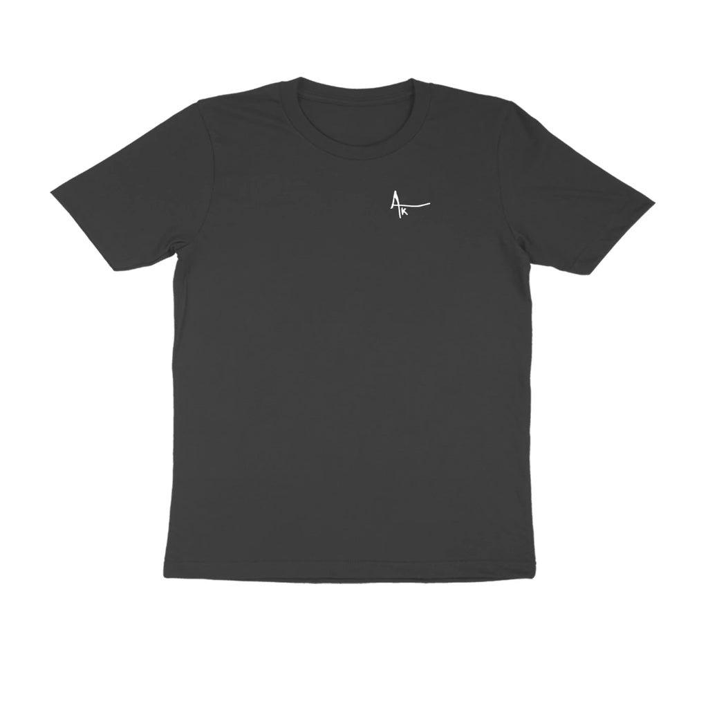 Bare Trees Tee (Black, Ak chest logo front / sketch + quote back (Ak logo)) - Black
