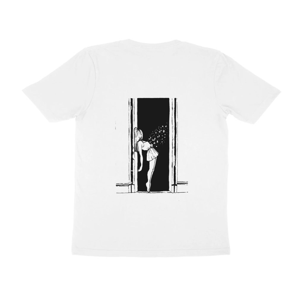 Doorway Tee (White, Quote front / sketch back)