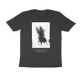 Starfield Tee (Black, Sketch + quote front (Ak logo)) - Black