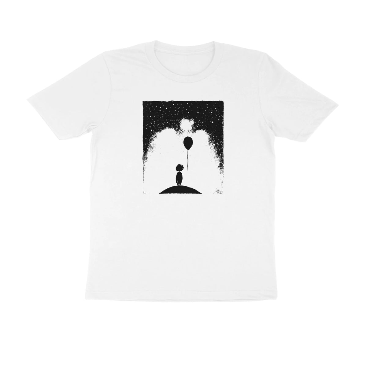 Balloon Girl Tee (White): How will we let go that time around? - White
