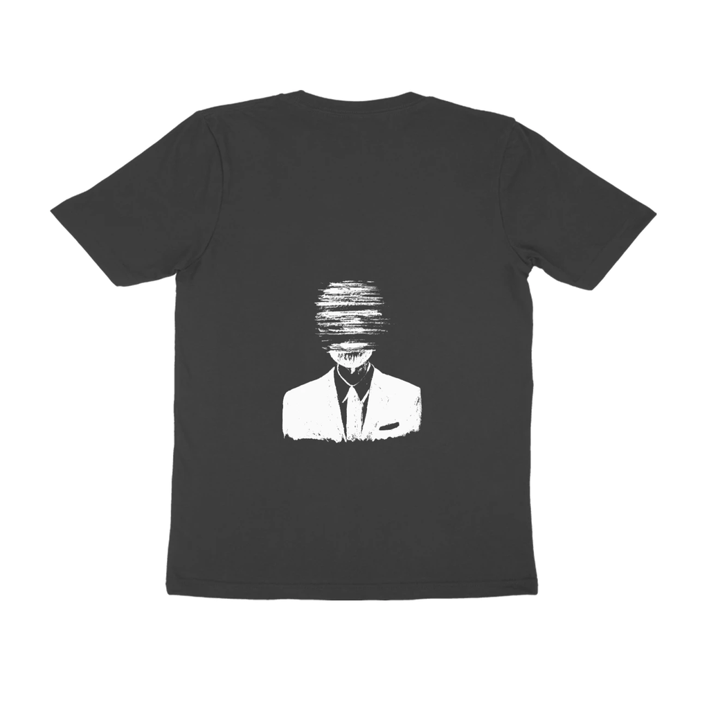 Faceless Tee (Black, Quote front / sketch back)