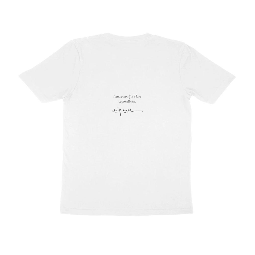Faceless Tee (White): I know not if it's love