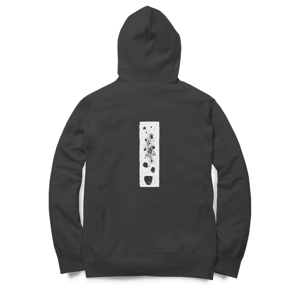 Falling Stars Hoodie (Black, Quote front / sketch back)