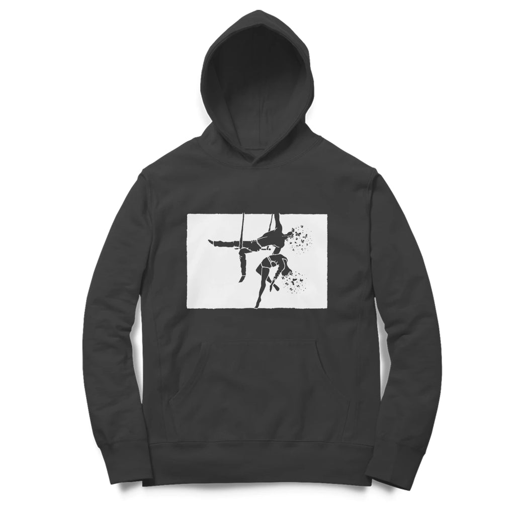 Aerialists Hoodie (Black): I will meet you in the middle of - Black