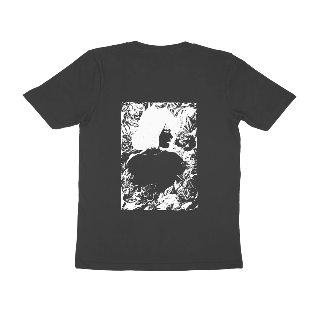 Girl in Bloom Tee (Black, Quote front / sketch back)