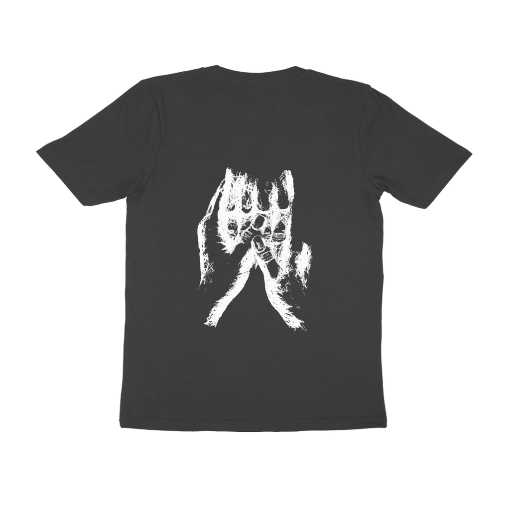 Held Hands Tee (Black, Quote front / sketch back)