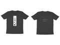 Falling Stars Tee – Sketch front, poem back – Black (front and back)