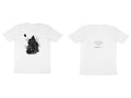 Haunted House Tee – Sketch front, poem back – White (front and back)