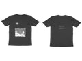 Sea Stairs Tee – Sketch front, poem back – Black (front and back)