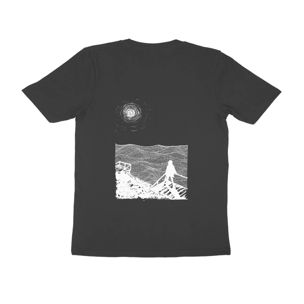 Sea Stairs Tee (Black, Quote front / sketch back)