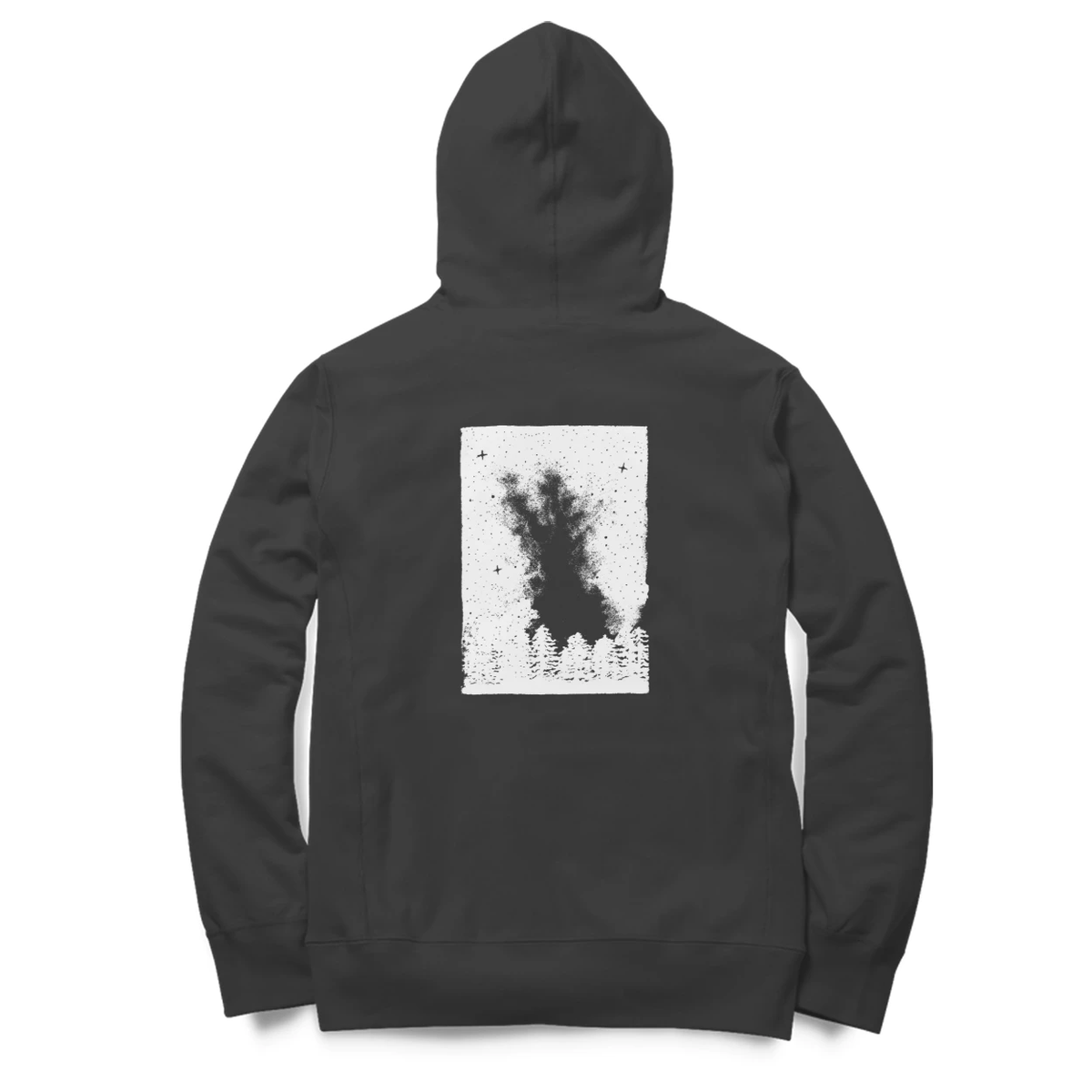 Starfield Hoodie (Black, Quote front / sketch back)