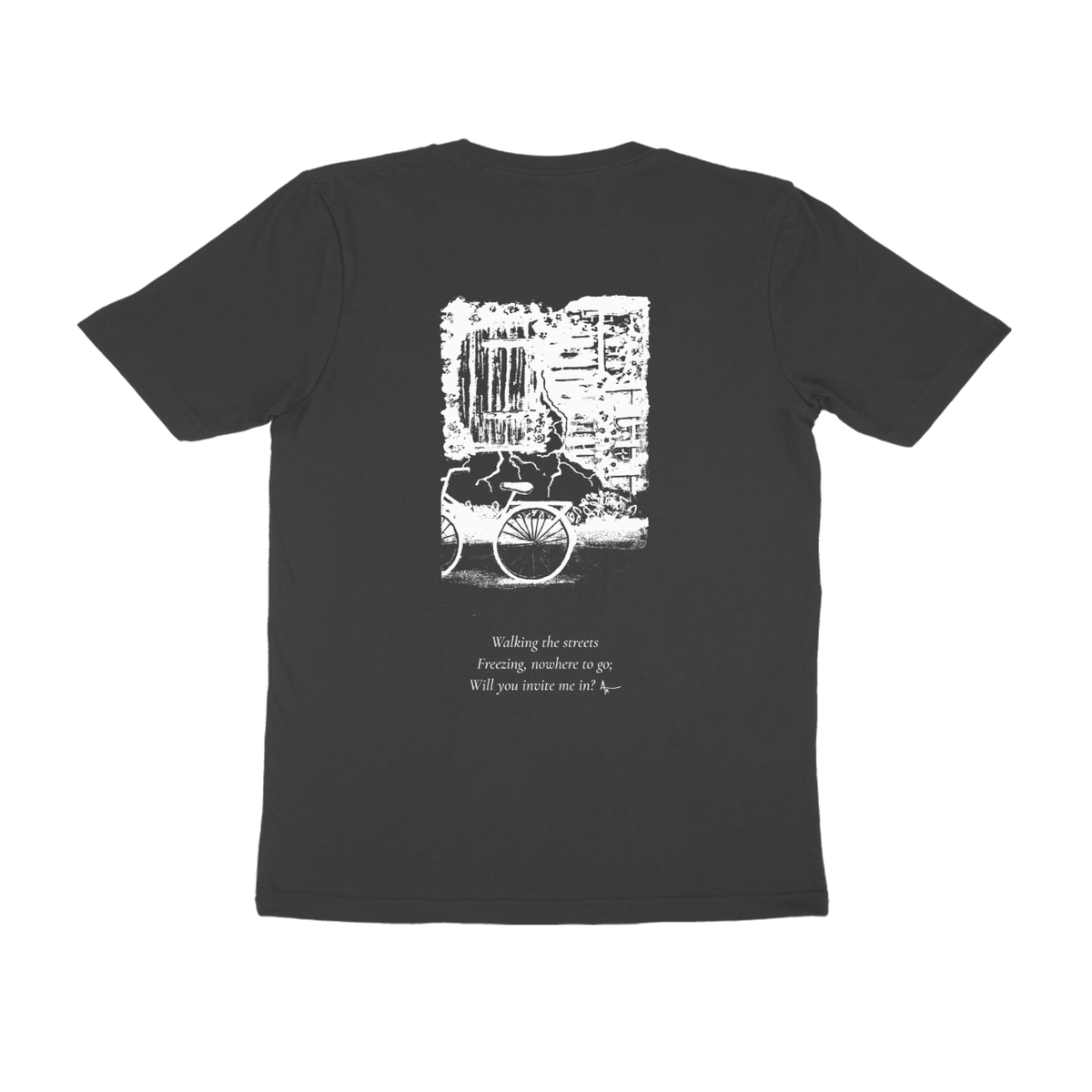 Window & Cart Tee (Black) - back